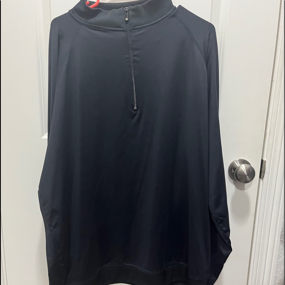 Footjoy XXL black 1/4 zip pullover